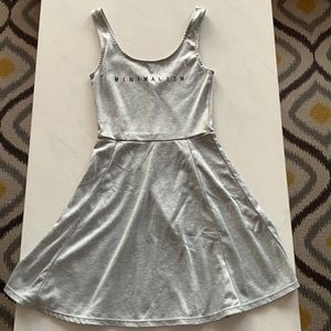 Grey sleeveless dress